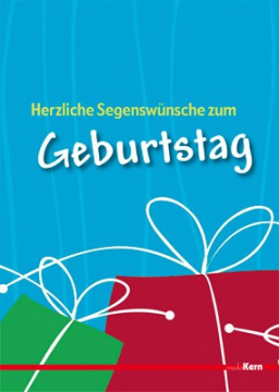 Faltkarte "Herzliche Segenswünsche zum Geburtstag" - Steffen Kern