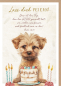 Preview: Faltkarte "Niedlicher Hund" - Geburtstag