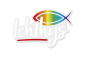 Preview: Aufkleber "Ichthys-Fisch" - Regenbogenfarben