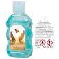 Preview: Hand-Desinfektionsgel - 50 ml "Schmetterling"