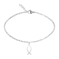 Preview: Armband mit Anhänger "Ichthys"