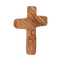 Preview: Handschmeichler Olivenholz Kreuz (Vater Unser auf Karte)