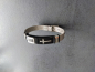 Preview: Edelstahl-Armband mit 3 D Kreuzapplikation