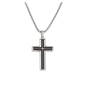 Preview: Halskette Kreuz mit Strass-Stein