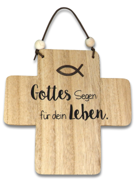Wandkreuz - Gottes Segen für dein Leben