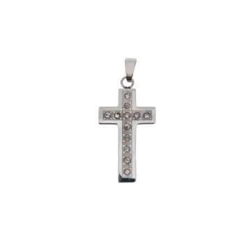 Anhänger "Kreuz" - Zirkonia