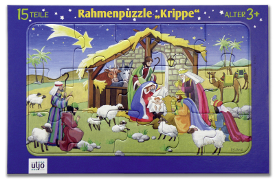 Rahmenpuzzle "Krippe"