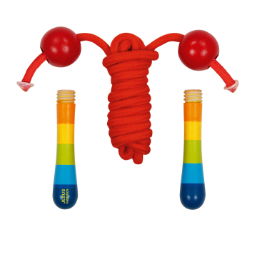 Springseil "Regenbogen" - Jesus liebt dich