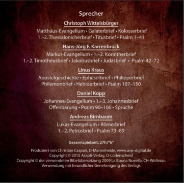 Luther21 - Hörbibel (Hörbuch/Hörspiel - MP3-CD)