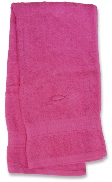 Handtuch "Fisch" - Pink