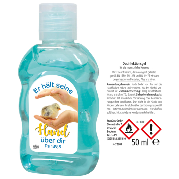 Hand-Desinfektionsgel - 50 ml "Küken"