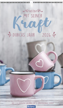 Mit seiner Kraft durchs Jahr 2026 - Posterkalender Mit seiner Kraft durchs Jahr 2026 - Posterkalender