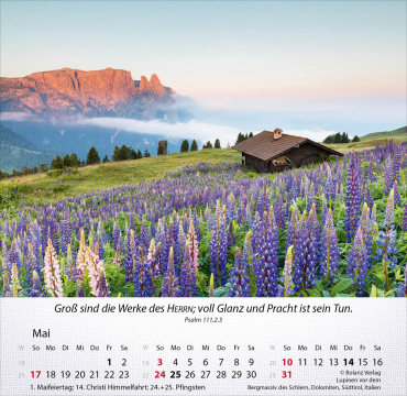 Kalender - Berge 2026 Kalender - Berge 2026