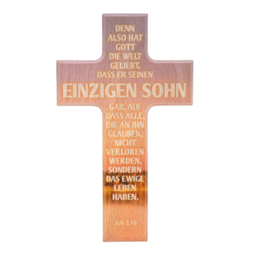 Wandkreuz - Denn also hat Gott die Welt geliebt...
