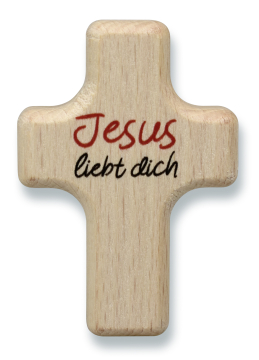 Handschmeichler "Kreuz " - Jesus liebt dich