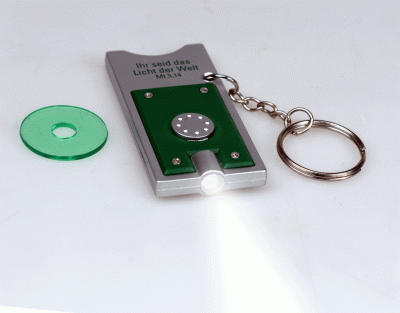 Schlüsselanhänger "Ihr seid das Licht der Welt"