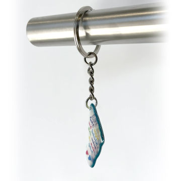 Schlüsselanhänger Fuß "Gott segne und behüte dich..."