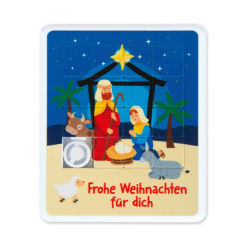 Schiebepuzzle - Krippe