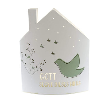 Preview: Papier-LED-Leuchte "Gott segne dieses Haus"