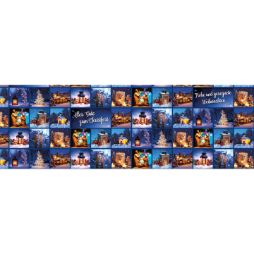 Geschenkpapier-Buch: Weihnachts-Segen (Foto-Collagen)