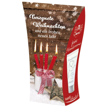 Handcreme-Gesegnete Weihnachten und ein frohes neues Jahr