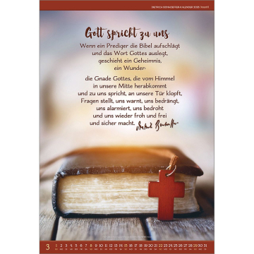 Preview: Kalender-Gott ist für uns 2026 Preview: Kalender-Gott ist für uns 2026