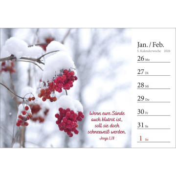 Preview: Kalender-In deine Hand stell ich den Tag 2026