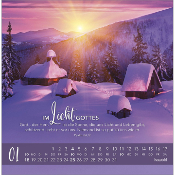 Kalender-Die Liebe bleibt bestehn 2026