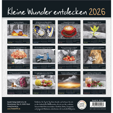 Kalender-Kleine Wunder entdecken 2026 Kalender-Kleine Wunder entdecken 2026