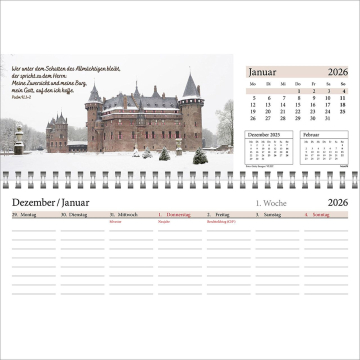 Tischkalender-In deine Hand leg ich den Tag 2026