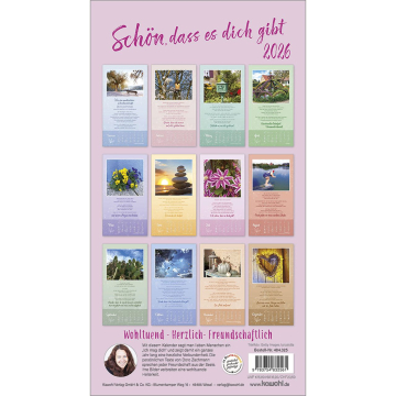 Kalender-Schön, dass es dich gibt 2026