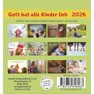 Kalender-Gott hat alle Kinder lieb 2026
