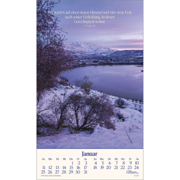 Wandkalender-Das Heilige Land 2026 Wandkalender-Das Heilige Land 2026
