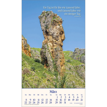 Wandkalender-Das Heilige Land 2026 Wandkalender-Das Heilige Land 2026