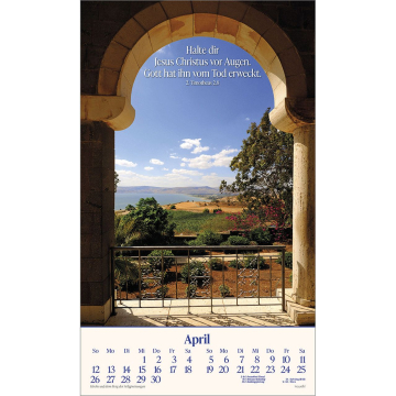 Wandkalender-Das Heilige Land 2026 Wandkalender-Das Heilige Land 2026