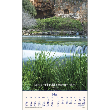 Wandkalender-Das Heilige Land 2026 Wandkalender-Das Heilige Land 2026