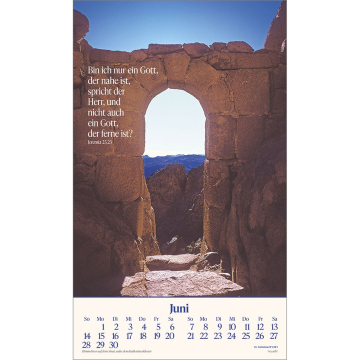 Wandkalender-Das Heilige Land 2026 Wandkalender-Das Heilige Land 2026