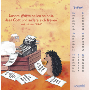 Preview: Kalender-Freu dich mit uns! 2026