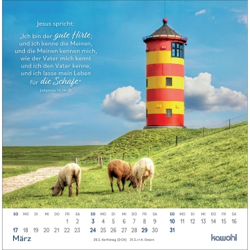 Kalender - Deutschland - Wundervolle Vielfalt 2024