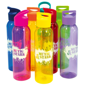 Trinkflasche mit praktischem Tragegriff „mutig & stark Jos 1,9“