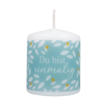 Kerze "Du bist einmalig"