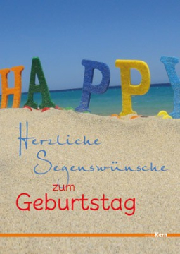 Faltkarte "Herzliche Glückwünsche zum Geburtstag" - Kurt Scherer