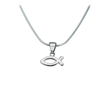 Halskette - Ichthys - 925er Sterlingsilber