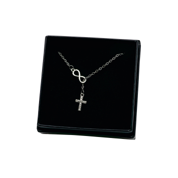 Halskette - Kreuz mit Unendlichkeitssymbol