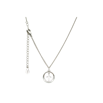 Halskette - Kreuz in Ring