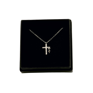 Halskette - Großes mit kleinem Kreuz