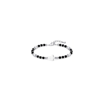 Perlenarmband "Kreuz"