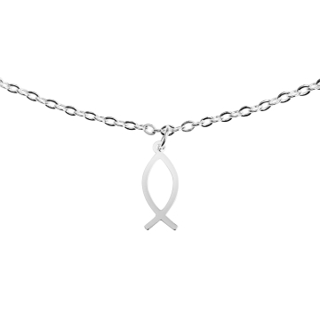 Preview: Armband mit Anhänger "Ichthys"