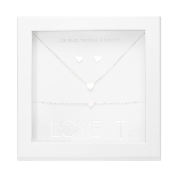 Schmuck-Geschenkset "Herz"  - 3-teilig