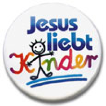 Ansteckbutton "Jesus liebt Kinder"
